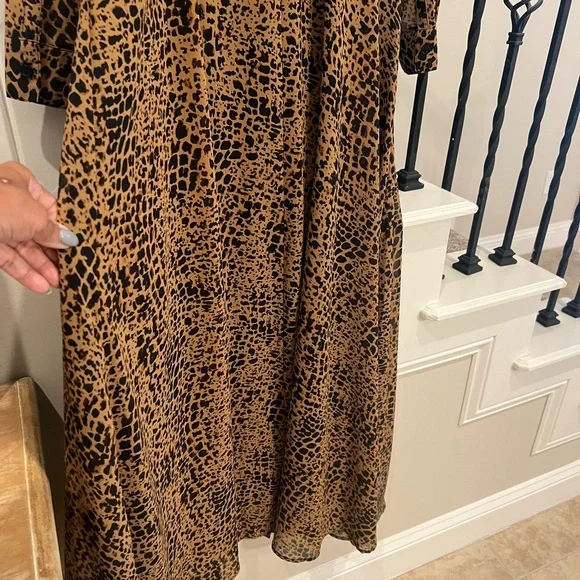 NWT Banana Republic Leopard Print Dress-Size 14 - Picture 11 of 15